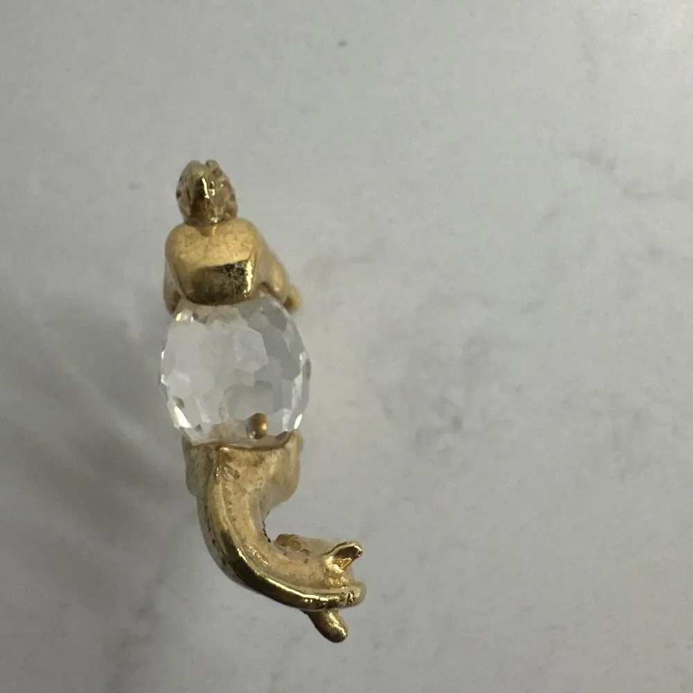 Lencia Austria Star Collection Miniature Crystal Figurine Stocking Stuffer Gift